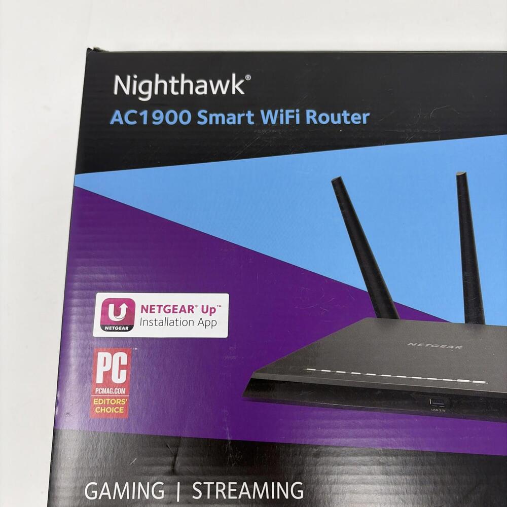 NETGEAR Nighthawk R7000 AC1900 Smart WiFi Router Complete - Picture 2 of 9